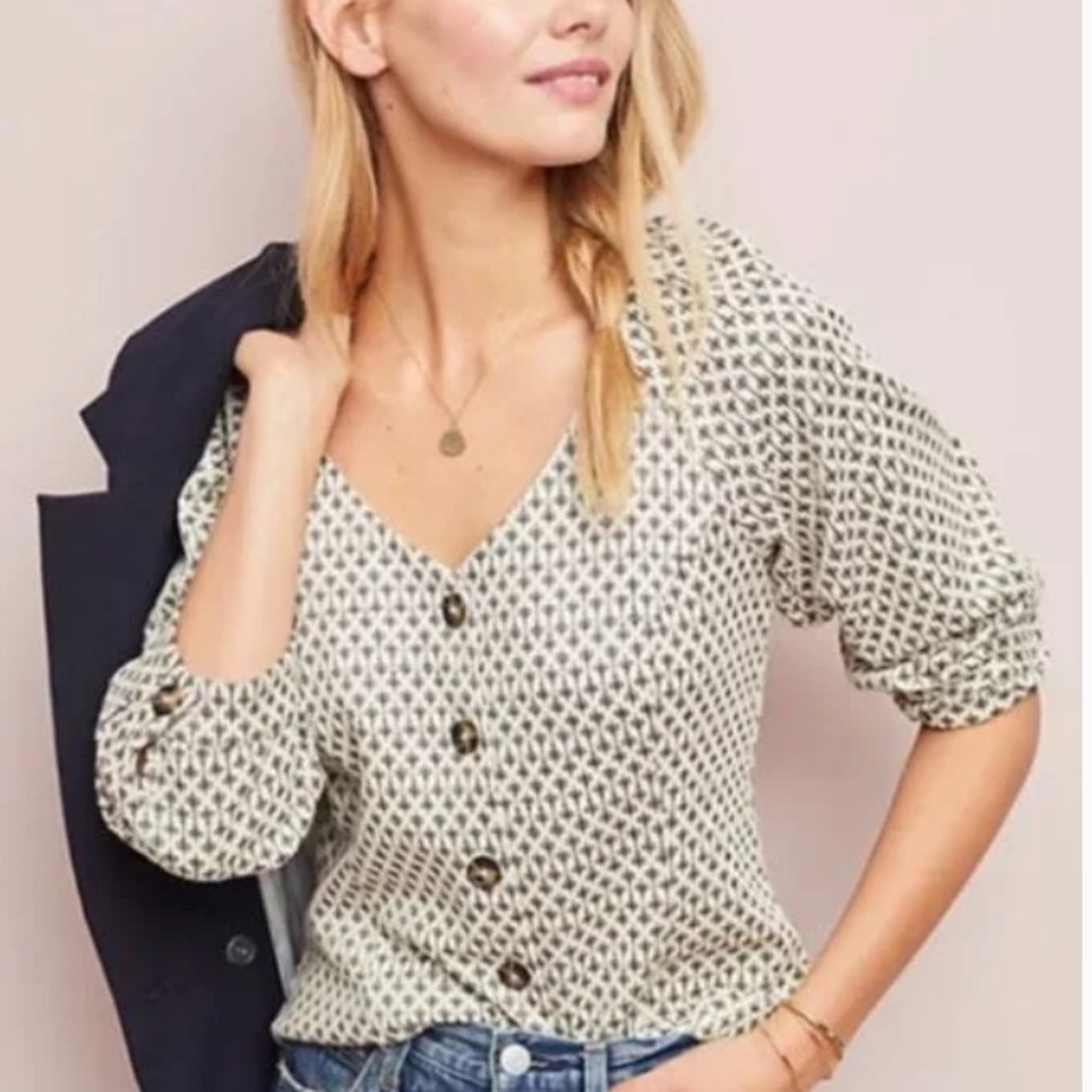 Anthropologie ETT:TWA Coralie Blouse